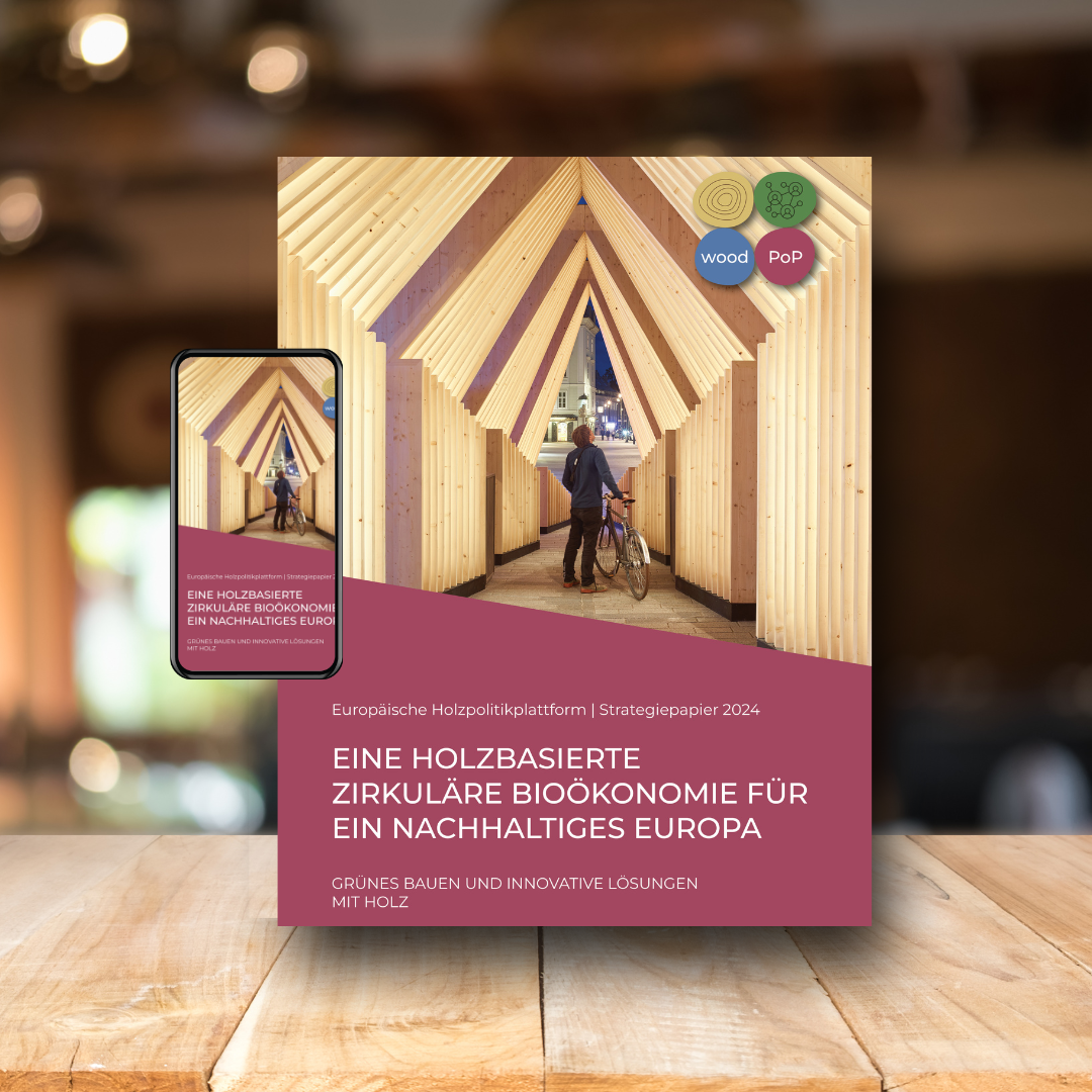 Advancing A Sustainable Wood-Based Circular Bioeconomy in Europe: Wood Policy Paper Now Available in German