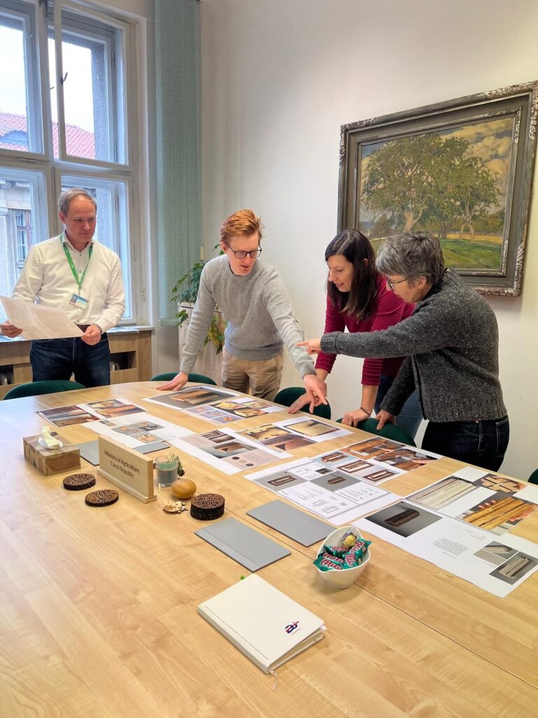Representatives from the Ministry of Agriculture and the Czech Forestry Institute during the selection process of six finalists