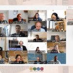 A screenshot of a Microsoft Teams meeting showing the participant video tiles.