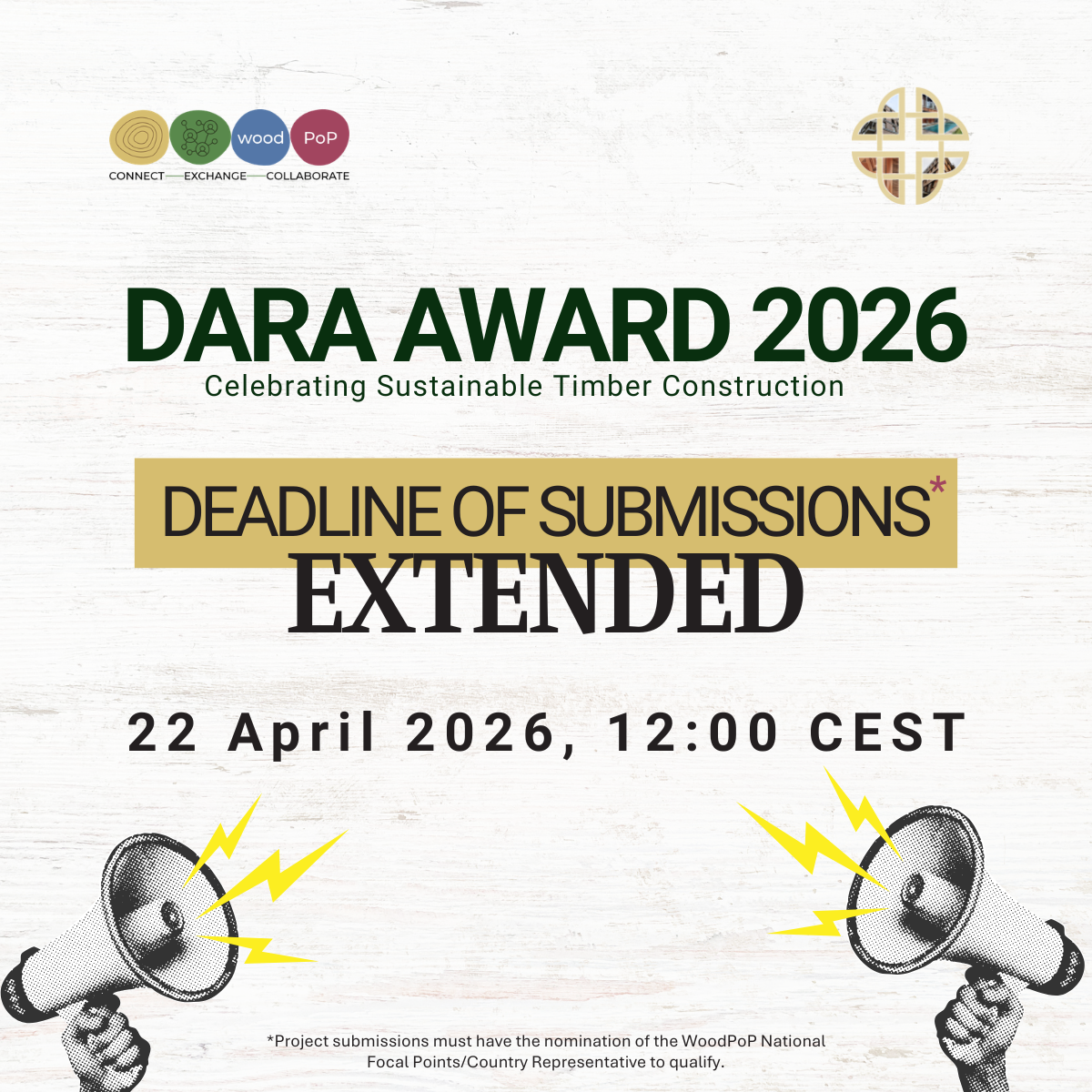 Dara Award 2026: Submission Deadline Extended to 22 April