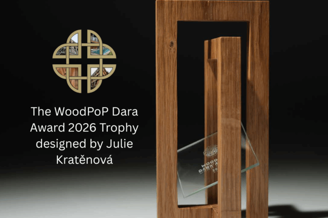 The WoodPoP Dara Award Trophy: A Winning Design Selected