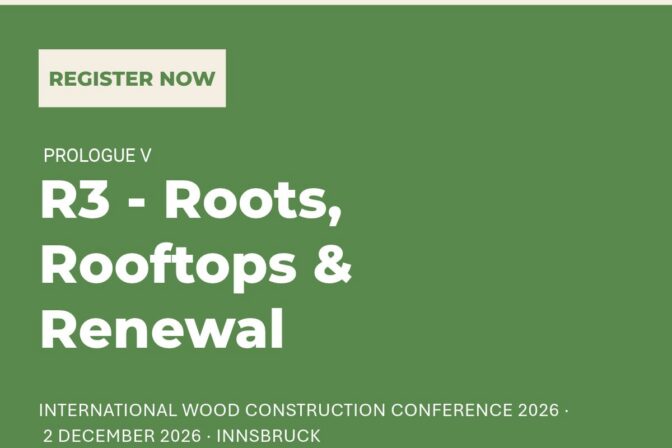 WoodPoP invites you to Prologue V at the International Holzbau Forum 2026
